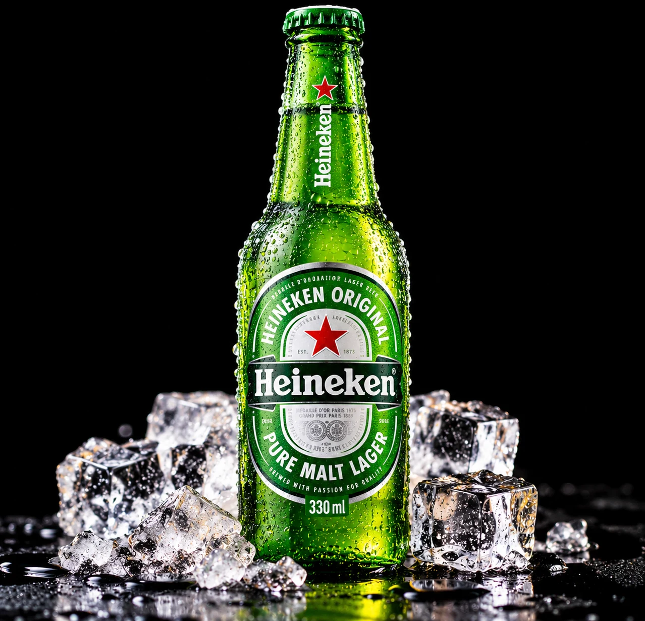 Cerveja Heineken gelada